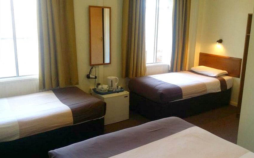Quad room at Arriva Hotel